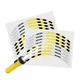 Yellow 17" Rim Reflective Wheel Stickers SH30 For Aprilia FALCO 1000 98 99 00 01
