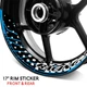 17 inch Vinyl Wheel Rim Stickers S30B For Yamaha FZ10 MT-10 18 19 20 21