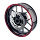 For Suzuki SV 650X 19-20 0 Wheel Edge Rim Stickers 17 inch C02B Red