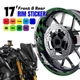 For Honda CB 919 Hornet 900 02-07 GP01 17 inch Wheel Rim Stickers Decal