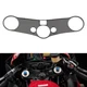 3D Polished Pad Yoke Protection Sticker Fit Honda CBR600 CBR600RR 2007-17 Blk