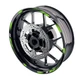 For Yamaha MT03 18 19 20 17 inch Wheel Sticker Green DOT