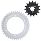 NICHE 525 Pitch Front 15T Rear 43T Drive Sprocket Kit for Suzuki XF650
