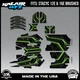 Graphics Kit for STACYC 12 EDRIVE and 16 EDRIVE BRUSHED Electron-green