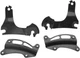 Kuryakyn Quick Release Mounts - Black Motorcycle Street Bike 7088 kur7088