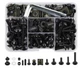 FAIRING BOLT KIT 190pcs. BLACK Suzuki, SV650/1000 DL650/1000, GSF600/1200, GS500