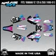 Graphics Kit for Yamaha YZ250 YZ125 (1996-2001) YZ 250 YZ 125 Dream - Cyan