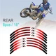 21" 18" A01B Stripe Dirt Bike Wheel Rim Stickers For BETA 500 RR-S 17-23 22 21
