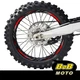RED LINE Wheel Stickers Decals Dirt Bike For Honda CRF 450L 2019-2020 19 20