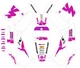 Graphics for Yamaha YZ125 YZ250 YZ 125 250 1993-1995 Decals Sticker pink purple