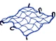 Emgo Bungee Net - 15in. x 30in. - Blue Motorcycle ATV/UTV Street Bike Dirt Bike