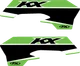 FACTORY EFFEX 26-05132 OEM Tank Shroud Graphics Kawasaki KX450F