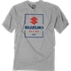 FACTORY EFFEX-APPAREL SUZ VICTORY T-SHIRT GRY LG 26-87404