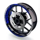 Blue Glossy 17" Wheel Rim Stickers GP02 Pack For Suzuki SV 650X 19 20