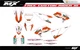 Fit KTM XCW XCFW EXC EXCF 2020 to 2023 & 2019 to 2022 SX SXF XC XCF graphic kit