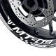For Yamaha MT09 18 19 20 21 22 17 inch White Rim Decal Wheel Stickers AA01