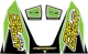 Pro Circuit Ti-6 Exhaust Decals Green DC22TI6-GRN