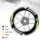 L-Green Inner Decal Wheel Rim Stickers S13W For Yamaha FZ07 MT-07 18 19 20 21