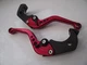 Yamaha MT01 (2004-2009), CNC levers set short red black adjusters, R104/C777