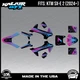 Graphics Kit for KTM Electric Mini SXE2 (2024+) Bash Series - Magenta Shift