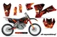 CREATORX GRAPHICS KIT FOR KTM 03-04 EXC XC 01-02 SX 125/250/450/525/520 DB