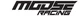 Moose Corporate Stacked Decals Black 10-Pack