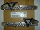 Harley Davidson 55 - 56 FL Gas Tank Emblem Set OEM 61814-55T Free Ship 50 State
