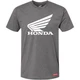 Honda Wing T-Shirt - Heather/White - Large NP21S-M3016-L