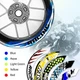 17 inch Vinyl Wheel Rim Stickers S21W For Yamaha FZ10 MT-10 18 19 20 21