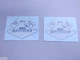 60-0837 NOS BSA PAIR SPITFIRE SIDE COVER PANEL DECALS NEW OLD STOCK WATER SLIDES