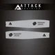 Attack Graphics Renegade Swing Arm Decal Grey