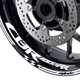 For Honda CBR1000RR 04-21 20 19 BLUE Rim Wheel Sticker Decal Tape 17 inch AA02