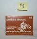 1982 Honda Motorcycle Factory Owners Manual  XR100 P/N 31KA901 #1  H1