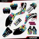 CMYK Savage Camo Racing Graphics Kit fits Honda Cr125 Cr250 02-07 CR 125 250