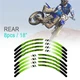 For Honda CRF 250L CRF 230L XR 650L CRF 250F 21 18 inch Rim Wheel Stickers SHADE
