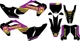 2023-24 Husqvarna FC TC 125-450 ST1 Husqvarna Graphics Kit PURPLE Msg Plate Info