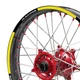 Yellow 21'' 19'' MX Wheel Rim Stickers L01B For Kawasaki KXF 250 2006-2019