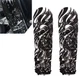 Custom Front Fork Skull Decal Medallion Nameplate Stickers Fit Harley Fit Yamaha