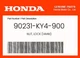 Honda Genuine Nut, Lock (14Mm) - 90231-Ky4-900