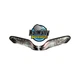 WSB STYLE HEADLIGHT STICKERS - TO FIT DUCATI PANIGALE 959 1299 - RACE GRAPHICS