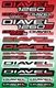 Motorcycle Stickers Decals for Ducati Diavel 1260 Set 1 Vinyl Laminated