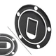 Gas Tank Fuel Cap Cover Protector Pad ABS For Kawasaki Ninja ZX-10R/6R/9R 04-05