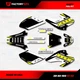 Black & Yellow Shift Racing Graphics kit fits 01-03 Honda XR80 Xr100 XR 80 100