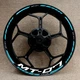 For YAMAHA MT07 MT-07 17 inch Wheel Hub Rim Decorative Decal Reflective Sticker