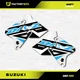 Baby Blue Shift Shroud Graphic Kit fits Suzuki DRZ400SM Drz400s drz400 DRZ Decal