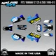 Graphics Kit for Yamaha YZ250 YZ125 (1996-2001) YZ 250 YZ 125 Paradise - Blue