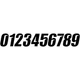 D'COR VISUALS NUMBER DCOR SLH #4 BLK 6" 45-29-4