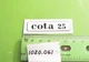 Montesa Cota 25 Mini NOS 10M White Cota 25 Decal p/n 1020.061 & 10.20.061   #1