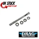 DRAG SPECIALTIES FRONT AXLE CHROME HARLEY 2018-24 FXFBS / 18-21 FLSL 0214-1979