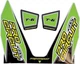 Pro Circuit T-6 Silencer Green Genuine Replacement Decal Sticker